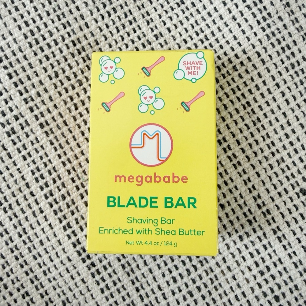 Megababe Blade Bar NIB Shaving Bar  Enriched with Shea Butter 4.4 Oz Vegan
